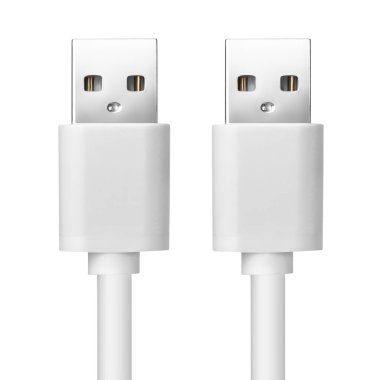 usb bujisi beyaz arkaplanda izole edildi