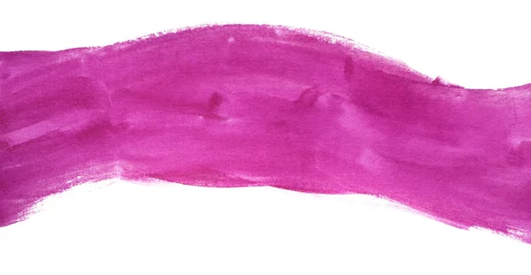 Aquarell Rosa Streifen Mit Papierstruktur Aquarell Handzeichnung Mehrschichtig Bar Band — Stockfoto