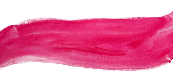 Υδατογραφία Κόκκινη Ταινία Χάρτινη Υφή Υδατογραφία Χέρι Σχέδιο Πολυστρωματική Bar — Φωτογραφία Αρχείου