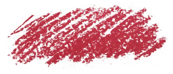 Crayon Textur Element Freie Hand Kritzeleien Roter Fleck Aus Der — Stockfoto