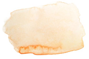 İzole edilmiş beyaz arkaplanda turuncu