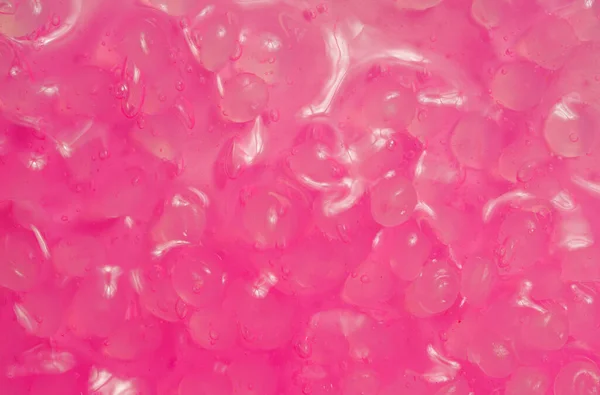 Textura Limo Rosa Brillante Con Huevos Interior Luz Rosa Con — Foto de Stock