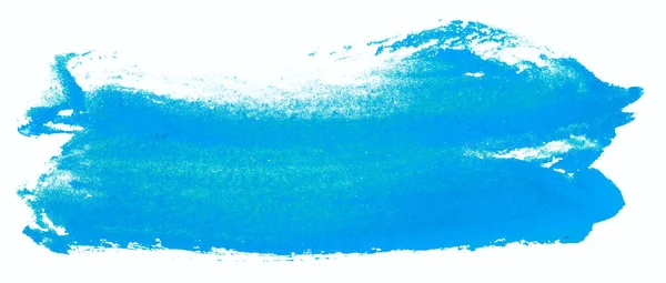 Acquerello Macchia Blu Sfondo Texture — Foto Stock