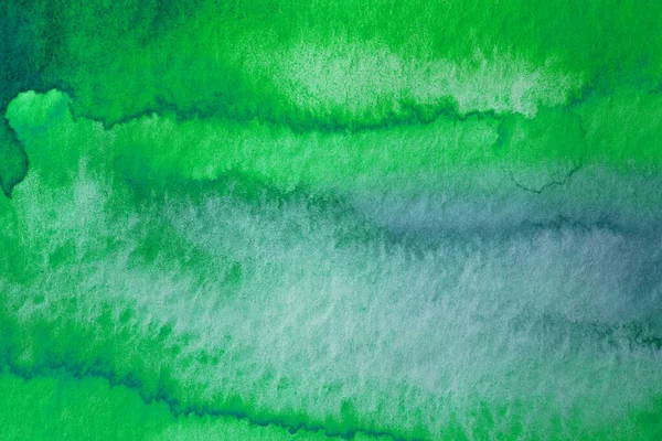 绿色水彩画背景墙纸 — 图库照片