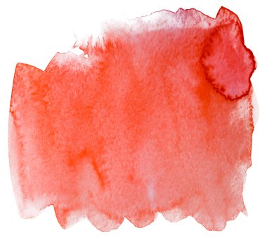 kırmızı suluboya doku, elle boyanmış leke