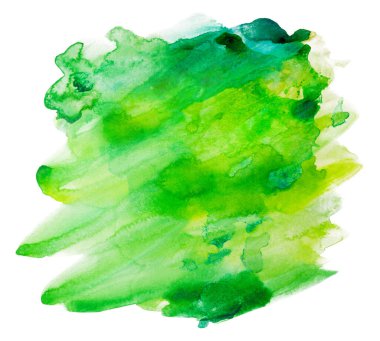 yeşil arkaplan suluboya dokusu suluboya lekesi dikdörtgen, soyut boya taşkınlığı.