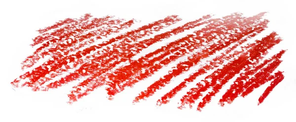 Textura Lápis Lápis Vermelho Sobre Papel — Fotografia de Stock
