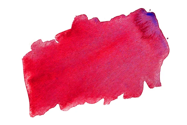 Colorazione Acquerello Texture Rossa — Foto Stock