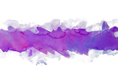 Tebrik kartları ve tasarım için mor mor arkaplan suluboya çizgisi dokusu, metin, telif alanı