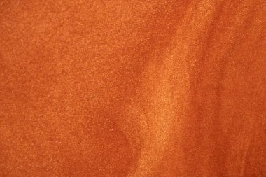 Turuncu sarı soyut arkaplan, dalgalı parlak metalik boya