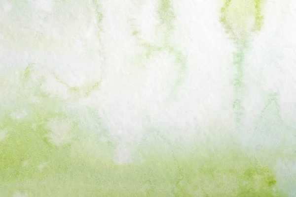 Акварель Зеленого Цвета Текстурированной Акварельной Краске — стоковое фото