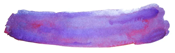 Пятна Фиолетовой Краски Акварелью Синим — стоковое фото