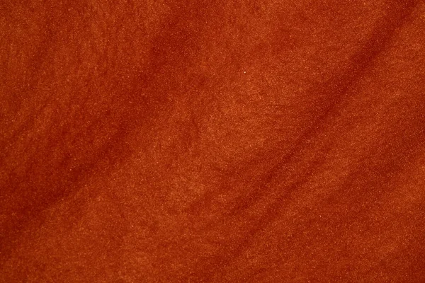 オレンジ色の抽象的な背景 波の抽象的な背景を持つ光沢のある金属塗料 光沢のある輝く表面に波と黄金 金の金属塗料インク — ストック写真