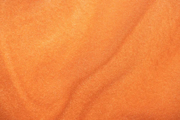 Narancs Sárga Elvont Háttér Fényes Fémes Festék Hullámok — Stock Fotó