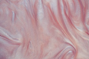 Soyut arka plan, parlak metalik boya, soyut arkaplan dalgaları, altın, metalik boya mürekkebi, parlak parlak yüzey dalgaları.