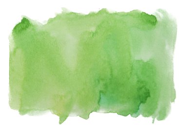 Beyaz arka plandaki suluboya leke izole edildi. Boya ve suluboya kağıt desenli elementler. Kartpostal ve baskı tasarımı için arkaplan.