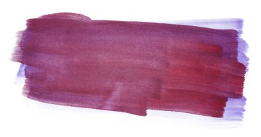 suluboya lekeli macenta boya kağıt fırçası