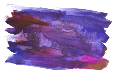 suluboya leke mavi lacivert boya kağıt fırçası