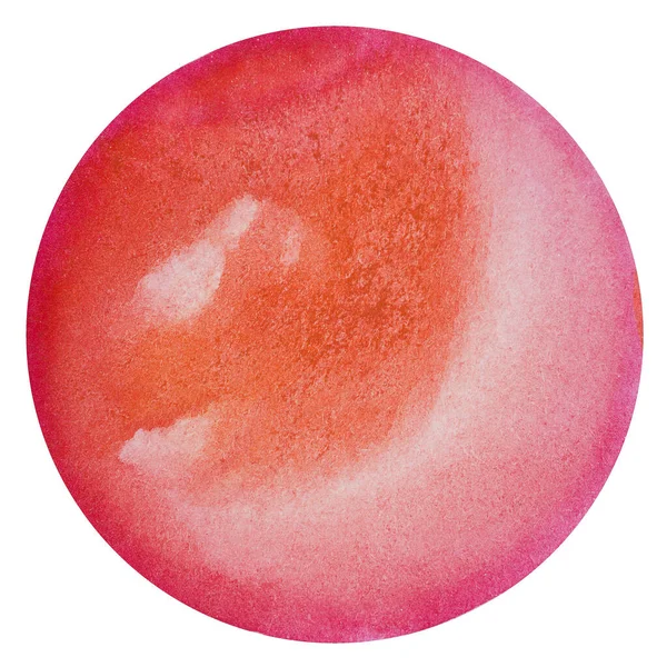 Desenli suluboya çember, tasarım için yuvarlak element.