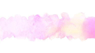 pembe ışık hassas suluboya şeridi.