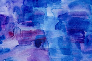 mavi suluboya dokusu, boya darbeleriyle, mavi renk aralığında.