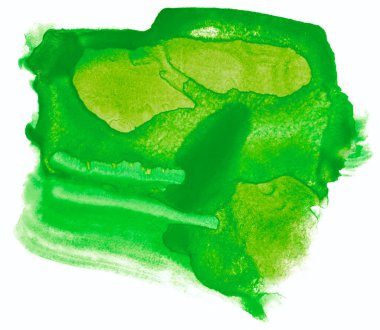 Suluboya lekesi yeşil arkaplan dokusu