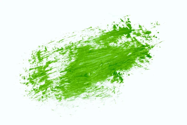 Aquarel Vlek Groene Achtergrond Textuur — Stockfoto