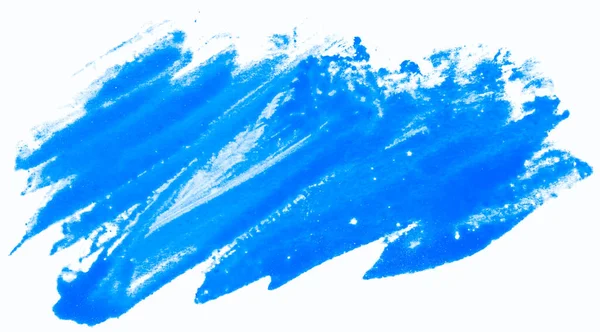 Aquarel Vlek Blauwe Achtergrond Textuur — Stockfoto