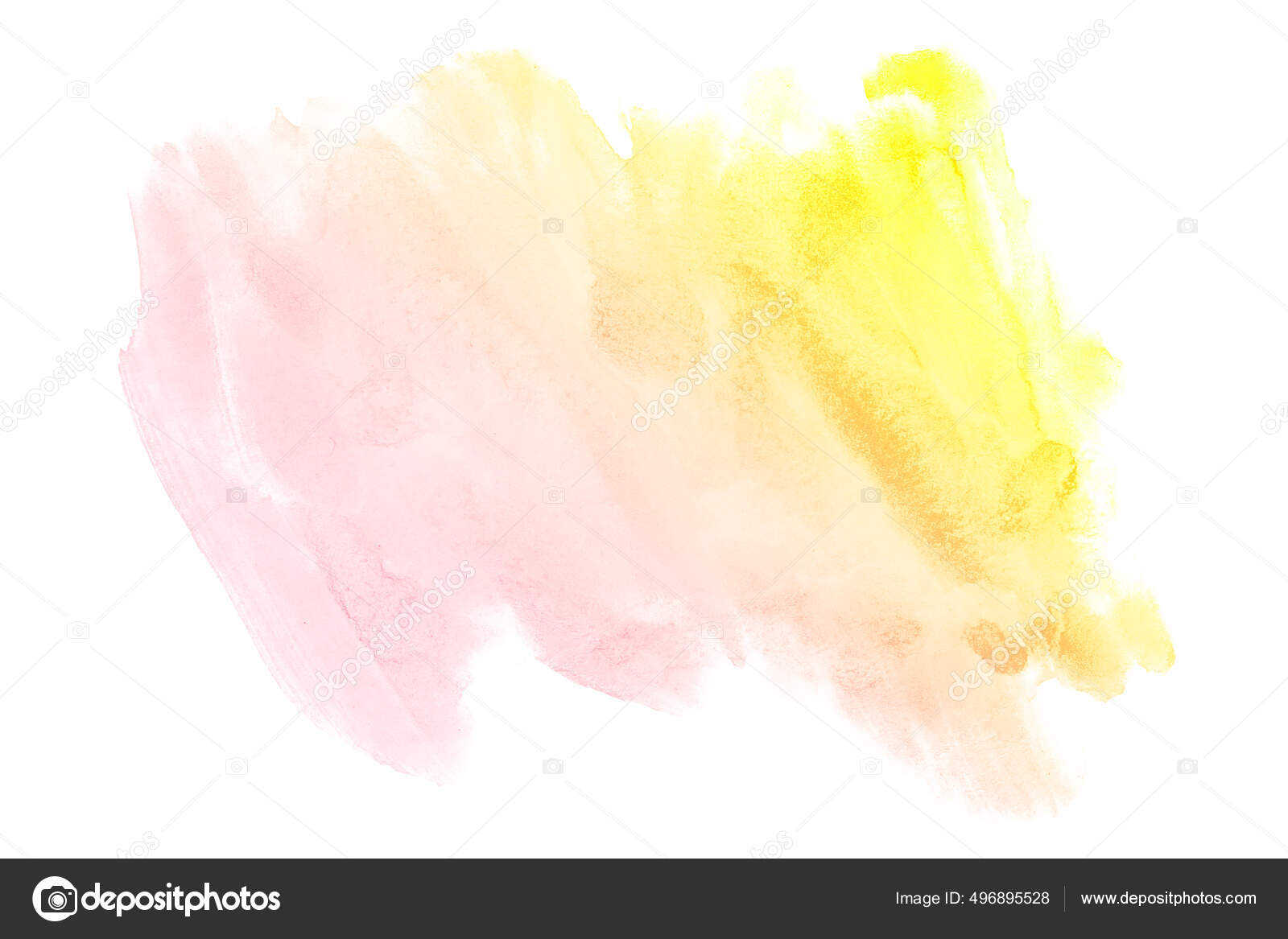 Mancha Acuarela Fondo Amarillo Textura Ilustración de stock #496895528 de  ©livinskyalex, image size:1600x1167