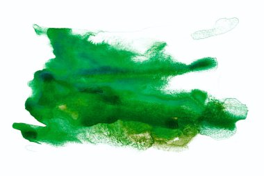 Suluboya lekesi yeşil arkaplan dokusu