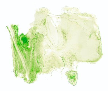 Suluboya lekesi yeşil arkaplan dokusu