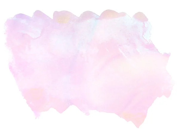 Jasnofioletowa Różowa Abstrakcyjna Plama Farby Izolowana Papierze Teksturowany Element Projektu — Zdjęcie stockowe