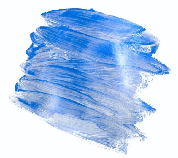 Aguarela Mancha Azul Fundo Textura — Fotografia de Stock