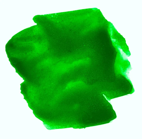 Textura Tinta Aquarela Verde Resumo Contexto — Fotografia de Stock