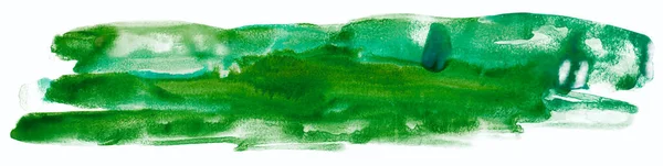 Teinture Aquarelle Texture Fond Vert — Photo