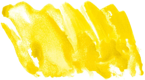 Yellow Watercolor Paint Texture Abstract Background — Stock Photo, Image