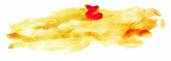 Abstrakcyjny Obraz Tła Akwareli Ciekłym Rozbryzgiem Farby Akwarelowej Izolowany Biało — Zdjęcie stockowe