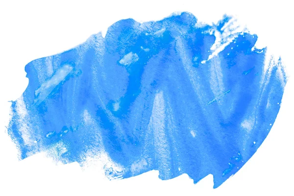 Akvarell Fläck Blå Bakgrund Struktur — Stockfoto