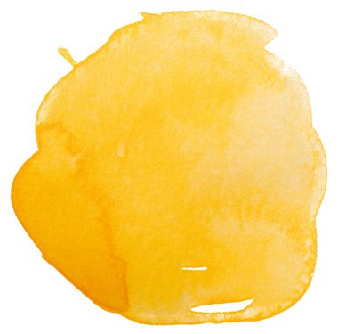 Suluboya dokusu. koyu sarı renk 