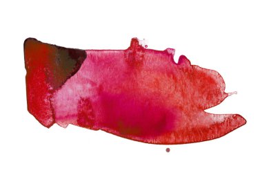 kırmızı suluboya lekeler ve damlalar