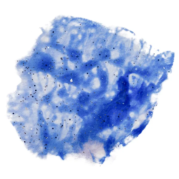 Teinture Sur Papier Peint Avec Des Étincelles Tache Bleu Pourpre — Photo