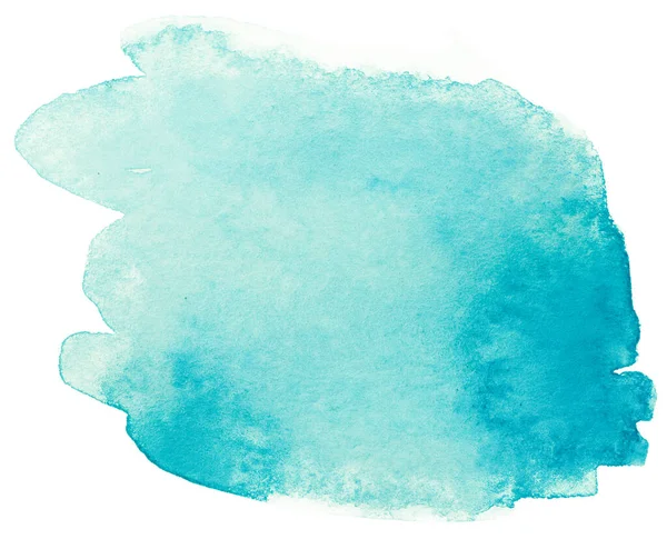 Aquarela Cor Textura Aquamarine Azul Cor 321C Textura Papel Fundo — Fotografia de Stock