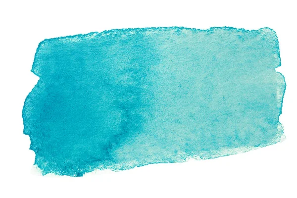 Aquarell Textur Farbe Aquamarinblau 321C Farbe Auf Papier Textur Auf — Stockfoto