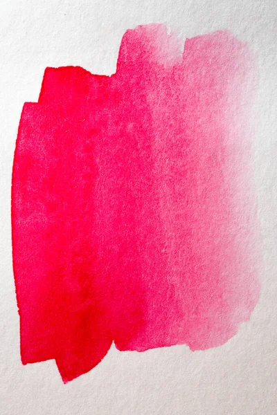 Pintura Acuarela Maciza Rubine Red 1797C Mancha Acuarela Aislada Sobre — Foto de Stock