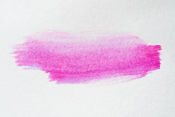 Mancha Acuarela Púrpura Sobre Fondo Papel Texturizado — Foto de Stock