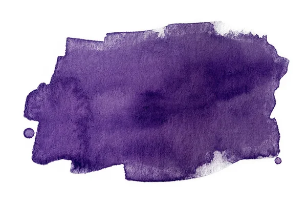 Solide Aquarell Malerei Bläulich Violette Aquarell Fleck Farbe 2685C Farbstruktur — Stockfoto