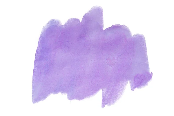 Violeta Aquarela Mancha Mão Desenhada — Fotografia de Stock