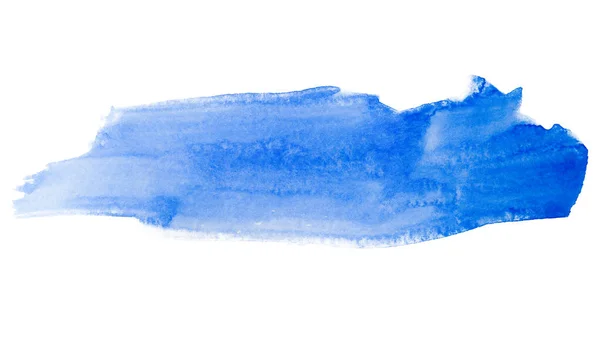 Cat Air Biru Gambar Tangan Noda — Stok Foto