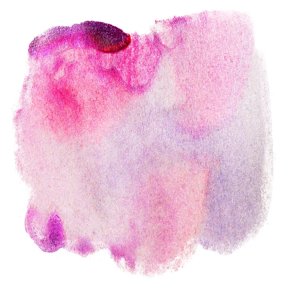 Watercolor Stain Red Purple — Stock Photo, Image