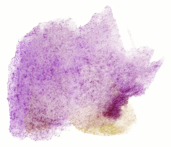 水彩颜料紫色背景纹理 — 图库照片
